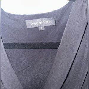 Atelier dress. Size 6. Black.